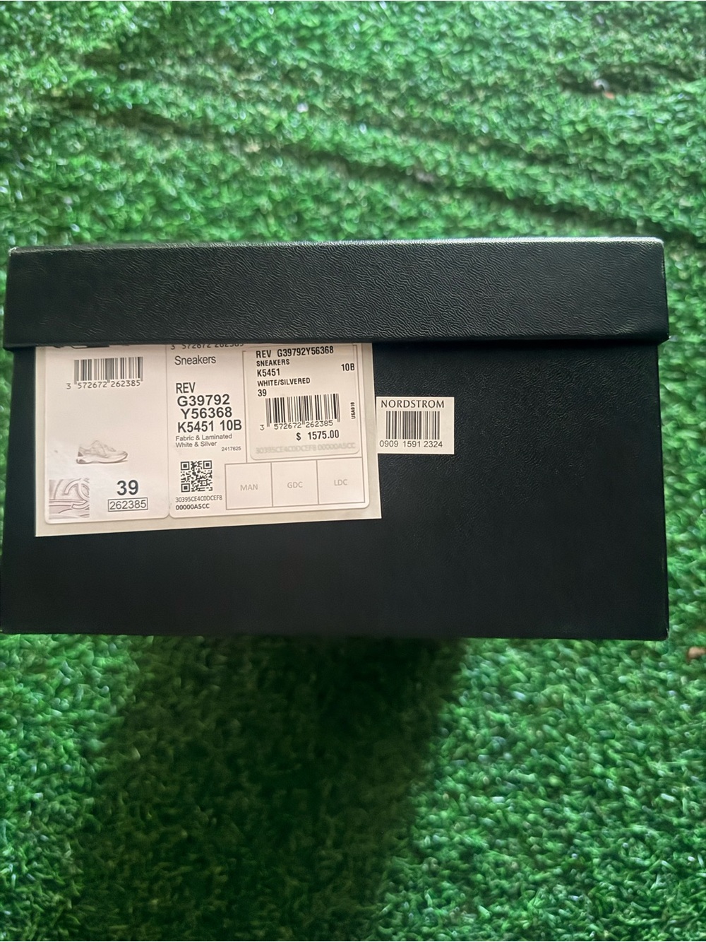 CHANEL Black Sneaker Box